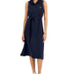 Tommy Hilfiger Women's Short Sleeve Flare Polo Dress Blue Size Small