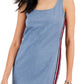 Tommy Hilfiger Women's French Terry Sleeveless Dress Blue Size Small
