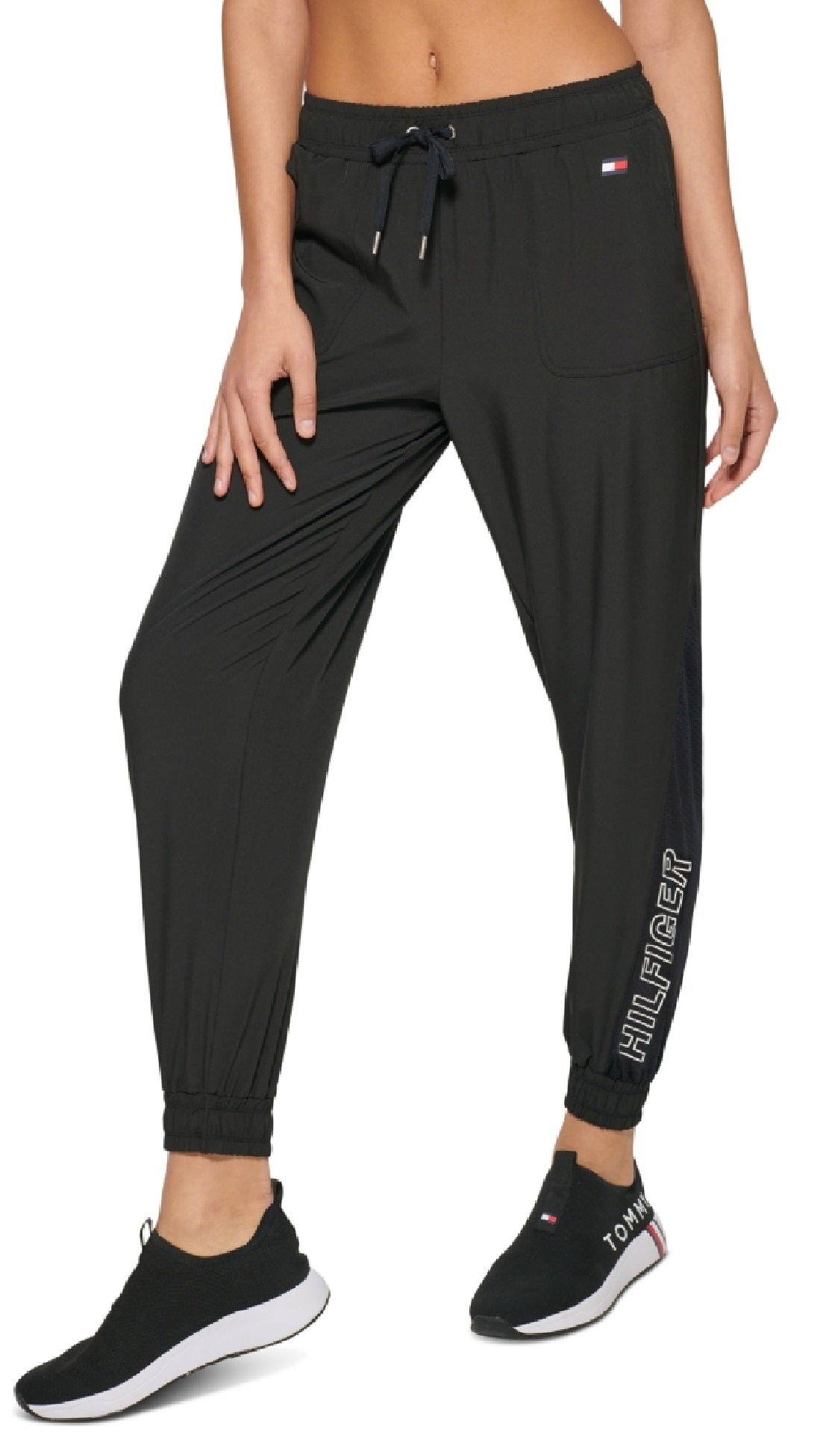 Tommy Hilfiger Women's Joggers Black Size Medium