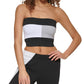 Tommy Hilfiger Women's Sport Logo Flag Seamless Top Gray Size Small