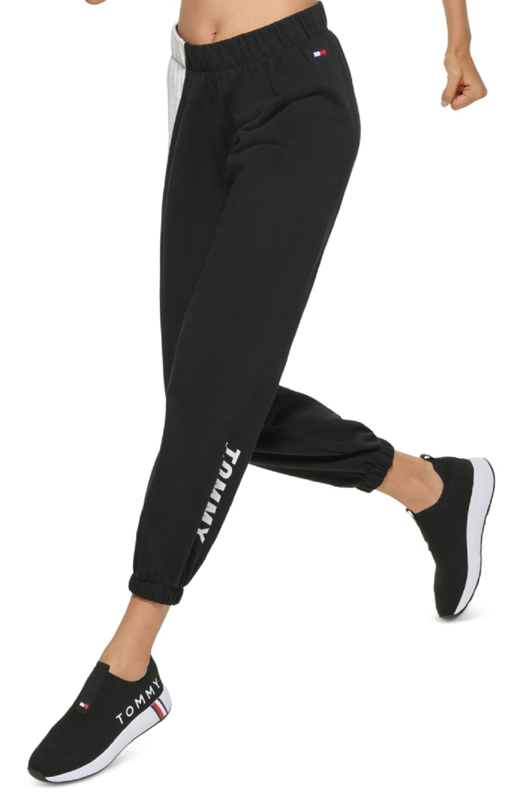 Tommy Hilfiger Women's Relaxed Fit Jogger Pants Black Size Small