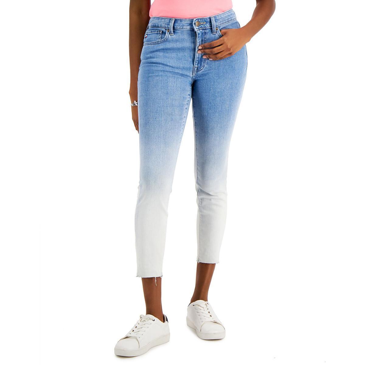 Tommy Hilfiger Women's Denim High Rise Skinny Jeans Blue Size 4