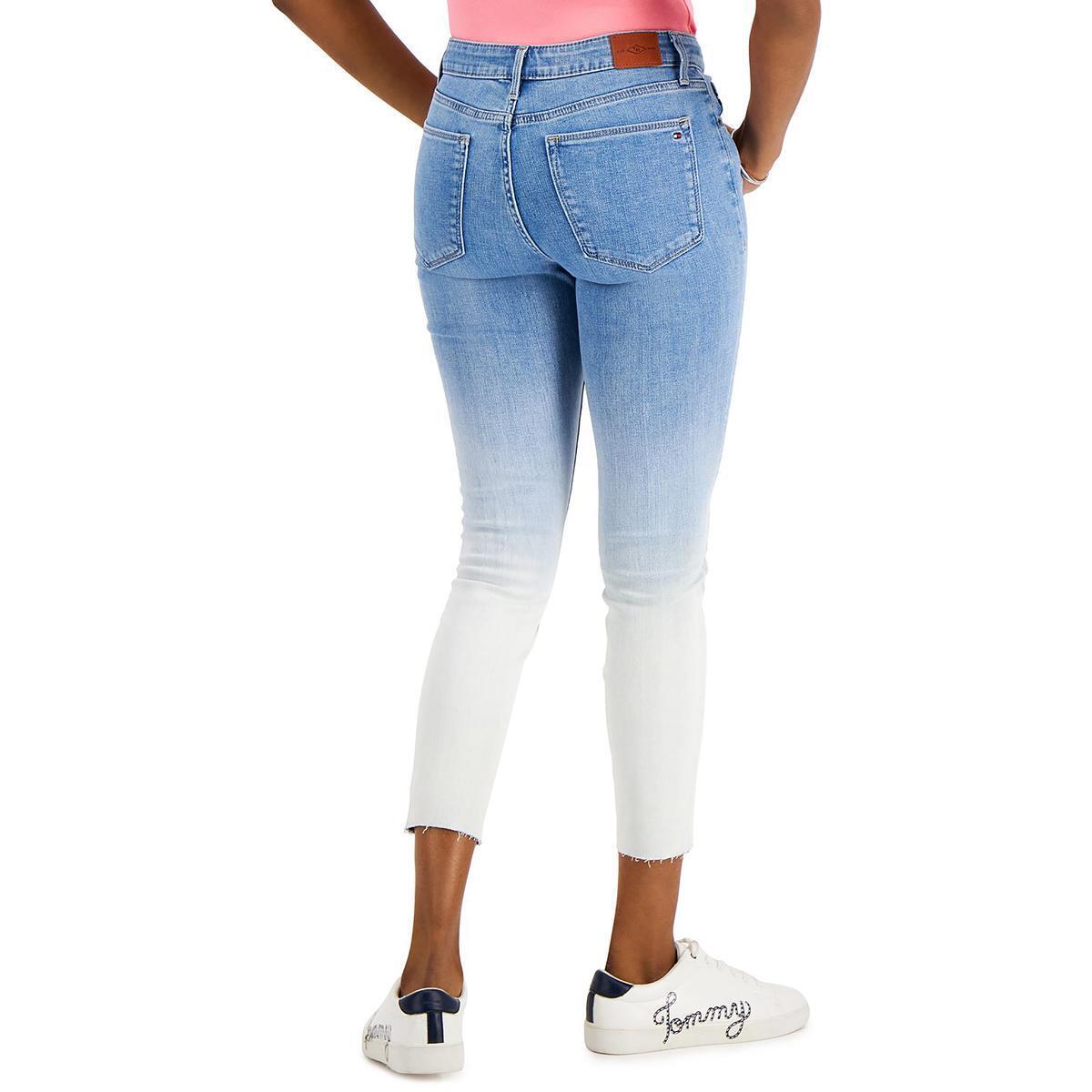 Tommy Hilfiger Women's Denim High Rise Skinny Jeans Blue Size 4