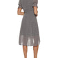 Tommy Hilfiger Women's Printed Midi Dress Black Size 2