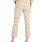 Tommy Hilfiger Women's Th Flex Hampton Logo Print Chino Pants Brown Size 16