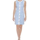 Tommy Hilfiger Women's Sleeveless Sheath Dress Blue Size 10