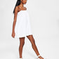 Tommy Jeans Women's Cotton Crinkle Cami Dress White Size Medium