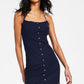 Tommy Jeans Women's Ribbed Sleeveless Dress Blue Size X-Large