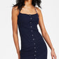 Tommy Jeans Women's Ribbed Sleeveless Dress Blue Size Large