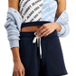 Tommy Jeans Women's Skeleton Logo Bra Top Blue Size Medium