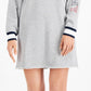 Tommy Jeans Women's Contrast Trim Sweatshirt Dress Gray Size Medium