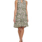 Tommy Hilfiger Women's Floral Print Tiered Shift Dress Pink Size 12