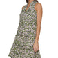 Tommy Hilfiger Women's Floral Print Tiered Shift Dress Pink Size 12