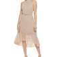 Tommy Hilfiger Women's Sleeveless Halter Dress Brown Size 10