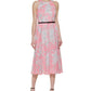 Tommy Hilfiger Women's Floral Print Halter Midi Dress Pink Size 8