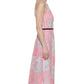 Tommy Hilfiger Women's Floral Print Halter Midi Dress Pink Size 8