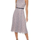 Tommy Hilfiger Women's Printed Belted Midi Dress Pink Size 14