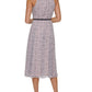 Tommy Hilfiger Women's Printed Belted Midi Dress Pink Size 14