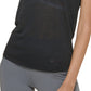 Tommy Hilfiger Women's Sport Mesh Panel Tie Back Top Black Size Medium
