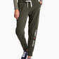 टॉमी जीन्स वीमेन लीनियर लोगो जॉगर पैंट्स ग्रीन साइज़ एक्स-लार्ज