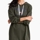 Tommy Jeans Women's Logo Hoodie Dress Green Size Medium