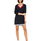 Tommy Jeans Women's Hooded Sweatshirt Dress Red Size Large