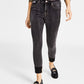 Tommy Jeans Women's Mid Rise Cuffed Skinny Jeans Gray Size Small