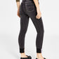 Tommy Jeans Women's Mid Rise Cuffed Skinny Jeans Gray Size Small