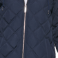 Tommy Hilfiger Women's Hooded Quilted Coat Blue Size Large