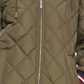 Tommy Hilfiger Women's Hooded Quilted Coat Green Size Large