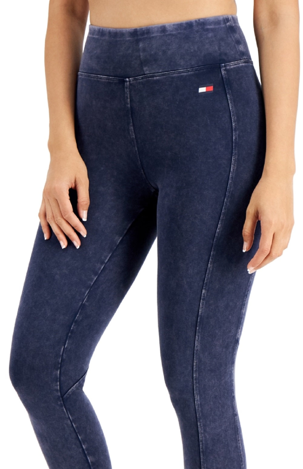 Tommy Hilfiger Women's High Rise Full Length Jeggings Blue Size X Large
