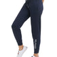 Tommy Hilfiger Women's Embroidered Logo Smooth Knit Joggers Blue Size X-Small