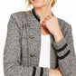 Tommy Hilfiger Women's Military Band Jacket Gray Size X-Small