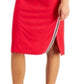 Tommy Jeans Women's Striped Long T-Shirt Dress Red Size X-Small