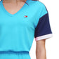 Tommy Hilfiger Women's Colorblocked Dress Blue Size Small