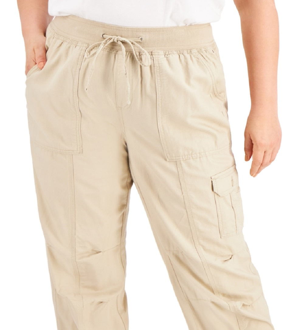 Tommy Hilfiger Women's Cargo Pants Brown Size 3X