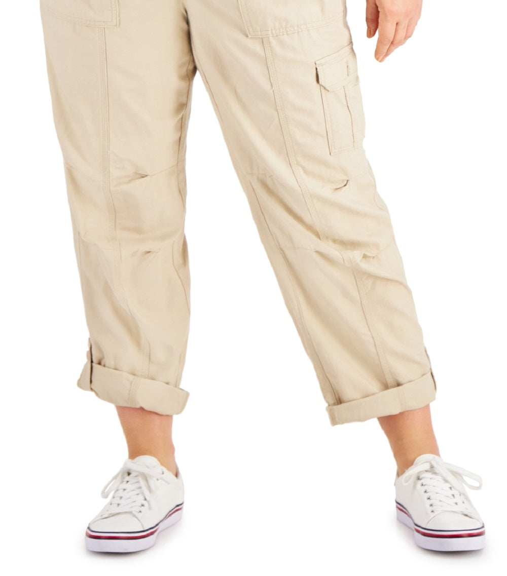 Tommy Hilfiger Women's Cargo Pants Brown Size 3X