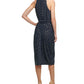 Tommy Hilfiger Women's Glitter Dot Mock Neck Dress Blue Size 4