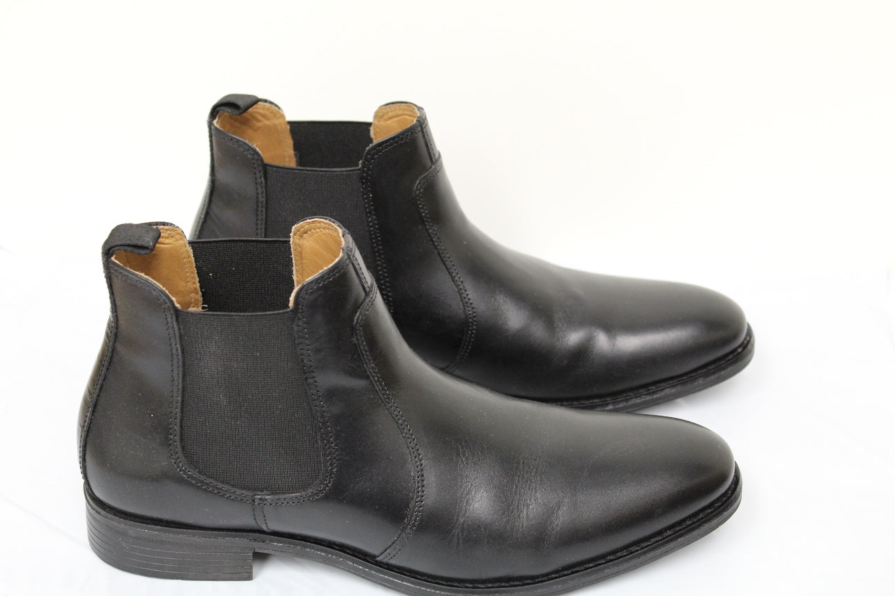 Johnston & Murphy Men's Lewis Chelsea Boot Black Size 8 M