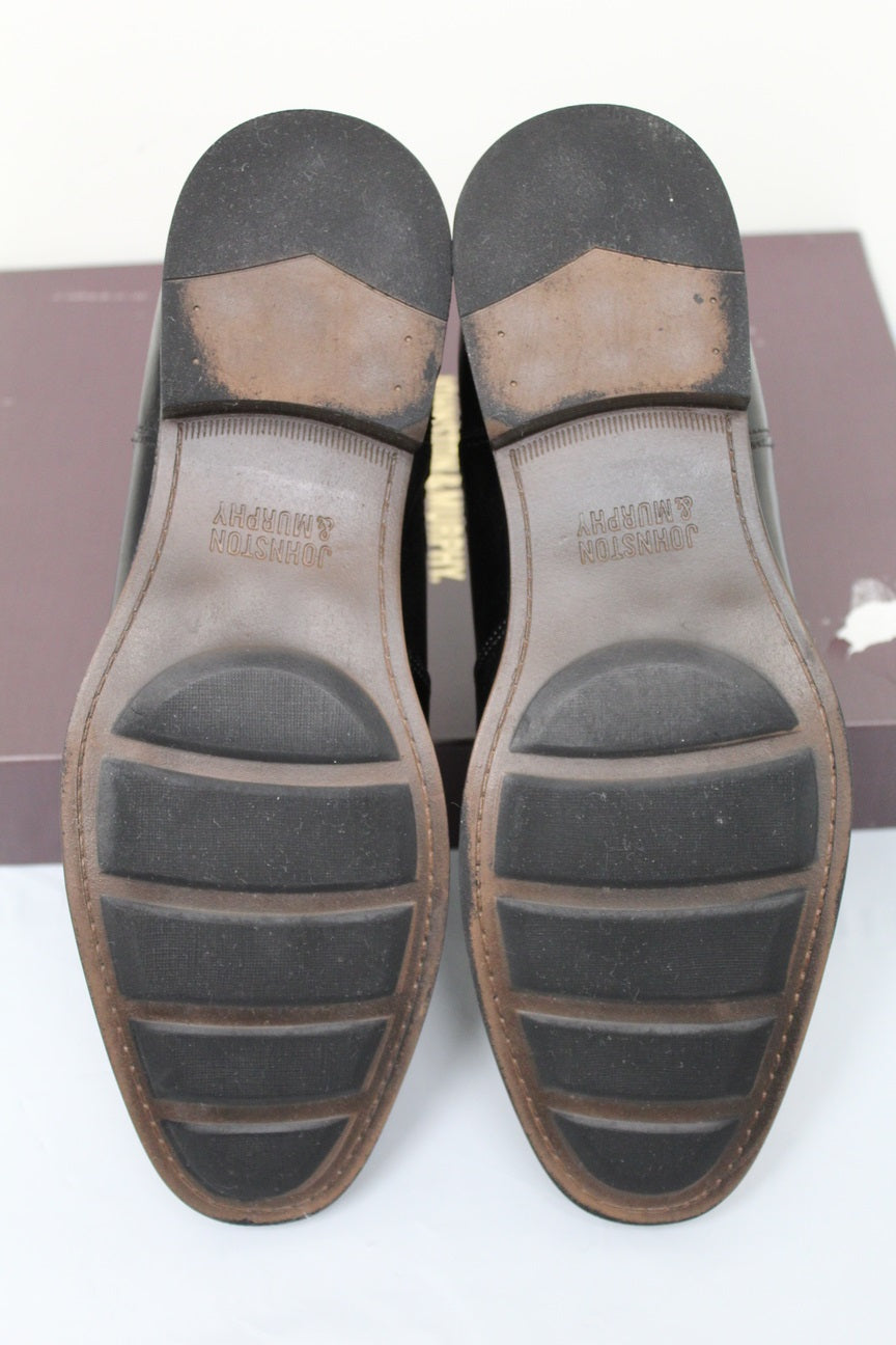 Johnston & Murphy Men's Lewis Chelsea Boot Black Size 8 M