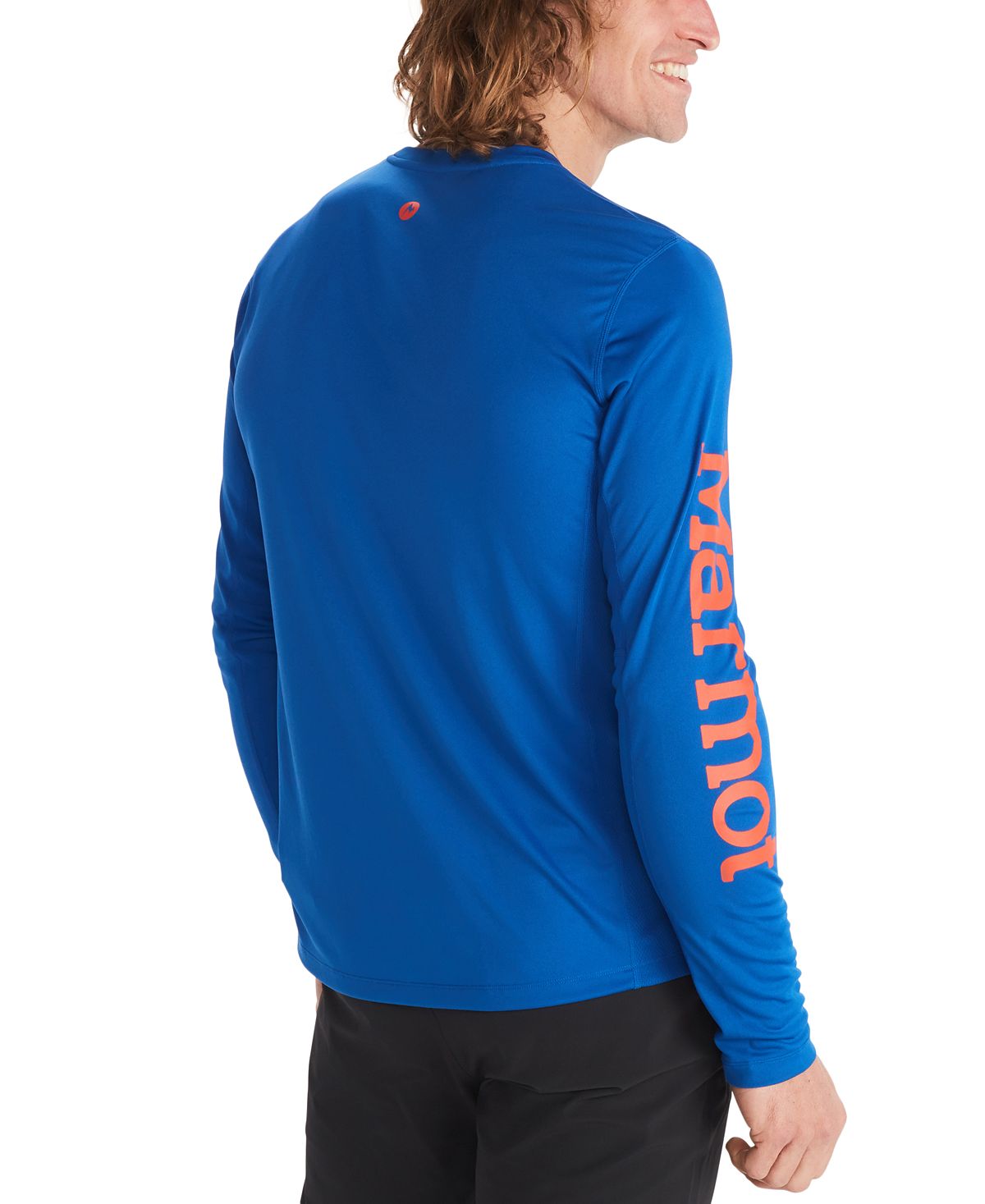 Marmot Men's Windridge Logo Shirt Blue Size X-Large