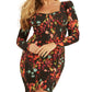 GUESS Women's Rachel Puff Sleeve Bustier Dress Black Size Medium