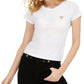 GUESS Women's Logo T-Shirt White Size Medium