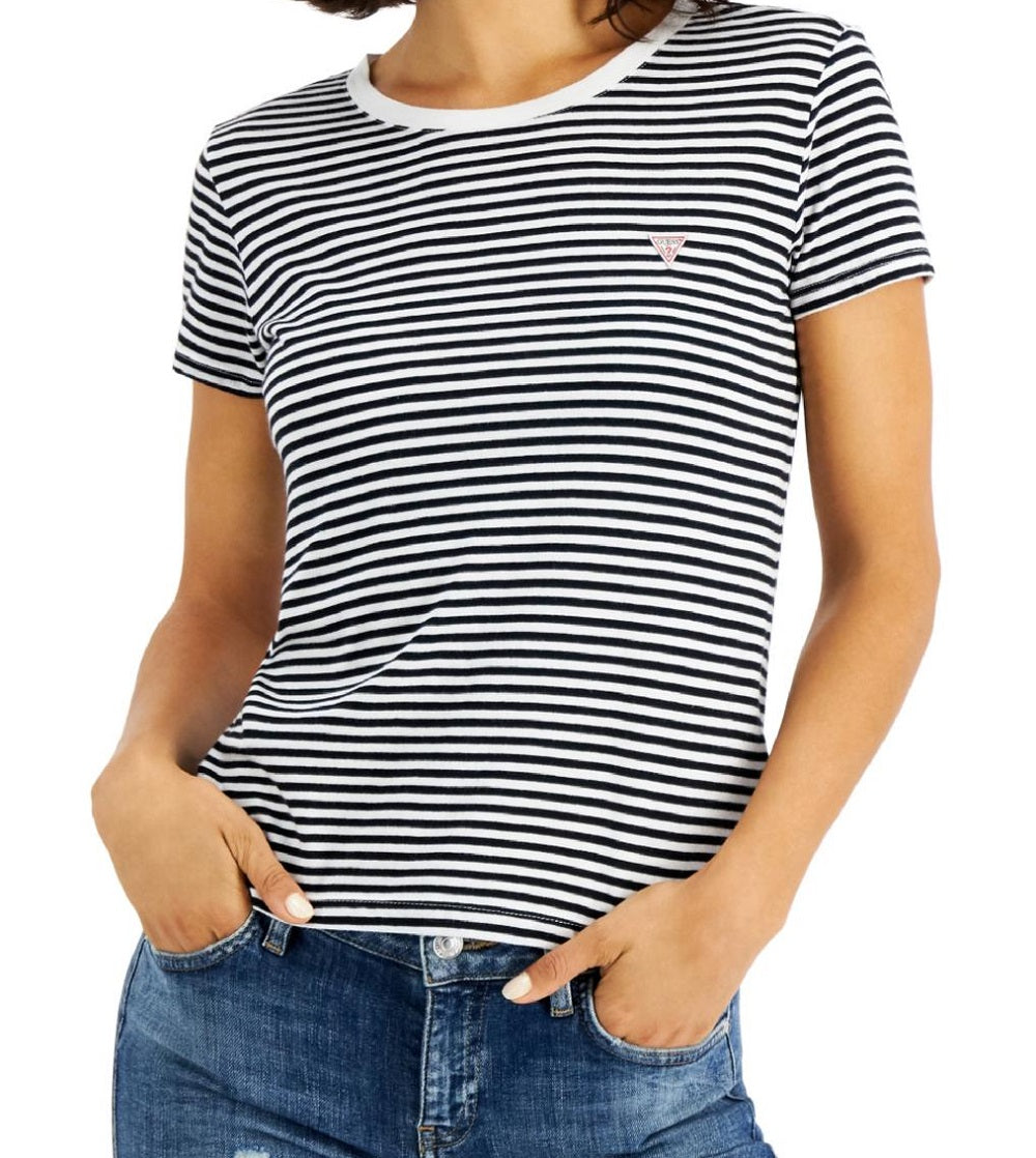 GUESS Women's Logo T-Shirt Black Size Small