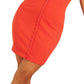 Guess Women's Stretch Ribbed Button Front Henley Short Sleeve V Neck Short Body Con Dress Pink Size Large