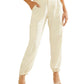 GUESS Women's Bowie Chino Cargo Pants White Size 28