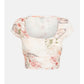 GUESS Women's Amina Linen Short Cropped Pink Size Small