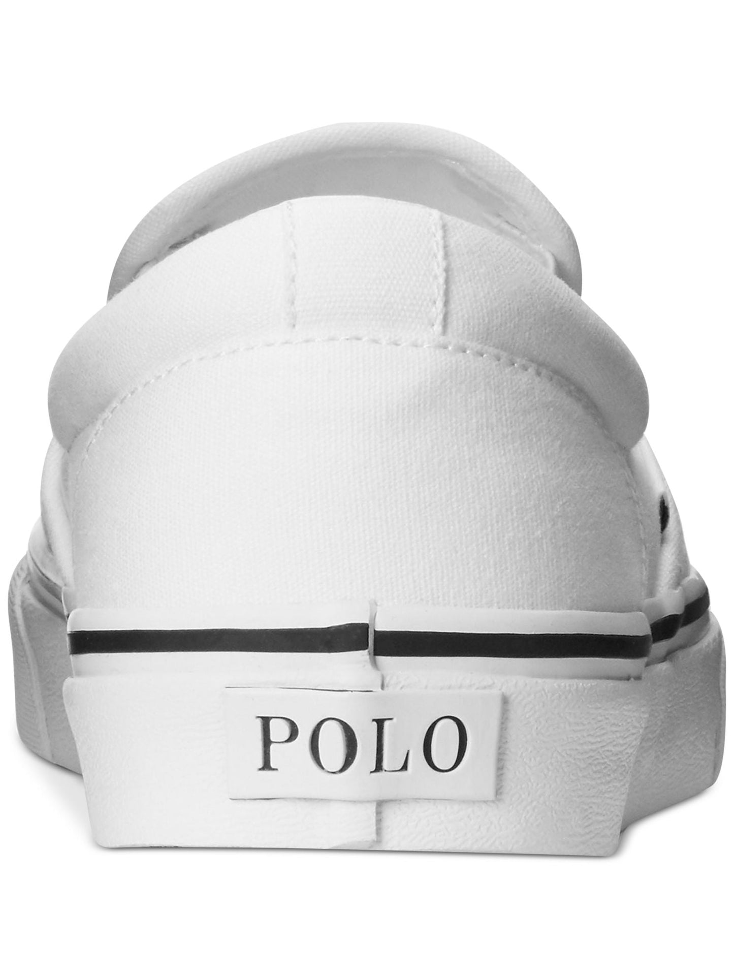 Ralph Lauren Men's Canvas Lifestyle Skate Shoes White Size 11.5