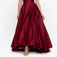 Betsy & Adam Women's Strapless High Low Gown Purple Size 8Petite