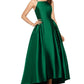 Betsy & Adam Women's Satin Ballgown Green Size 4